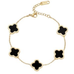 Lucky clover bracelet premium quality by Zaneeza Jewellery
