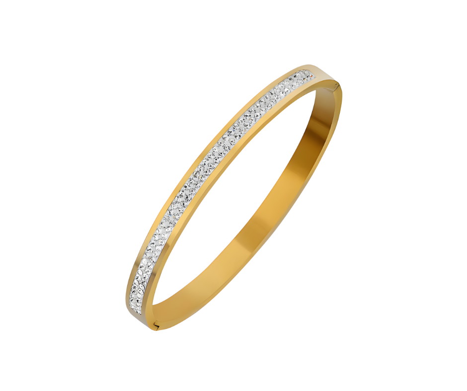 Rhinestone oval shape bracelet for women luxury sparkling bracelet Pakistan